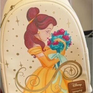 Disney x Loungefly Belle Cream Mini Backpack